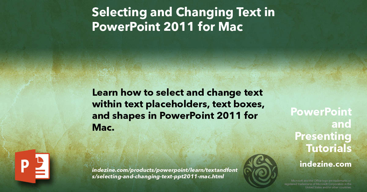 powerpoint for mac change font on all slides